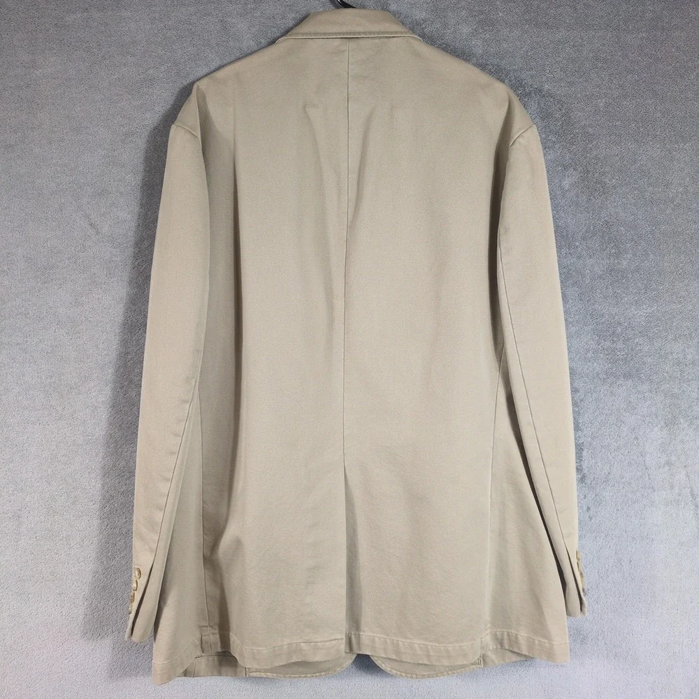 NWT Polo Ralph Lauren Mens XL Tan 3-Button Blazer Sport Coat Jacket Summer